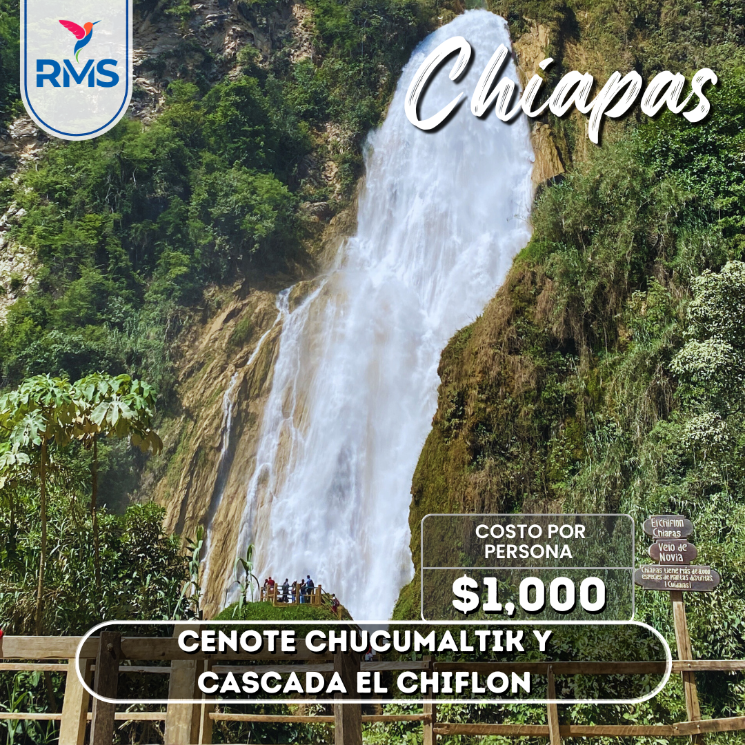 Cenote Chukumaltik y Cascada el Chiflón